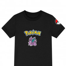Pokemon Nidoran Tee Shirt T-Shirt Short Sleeve - Nidoran Male Character Series Art