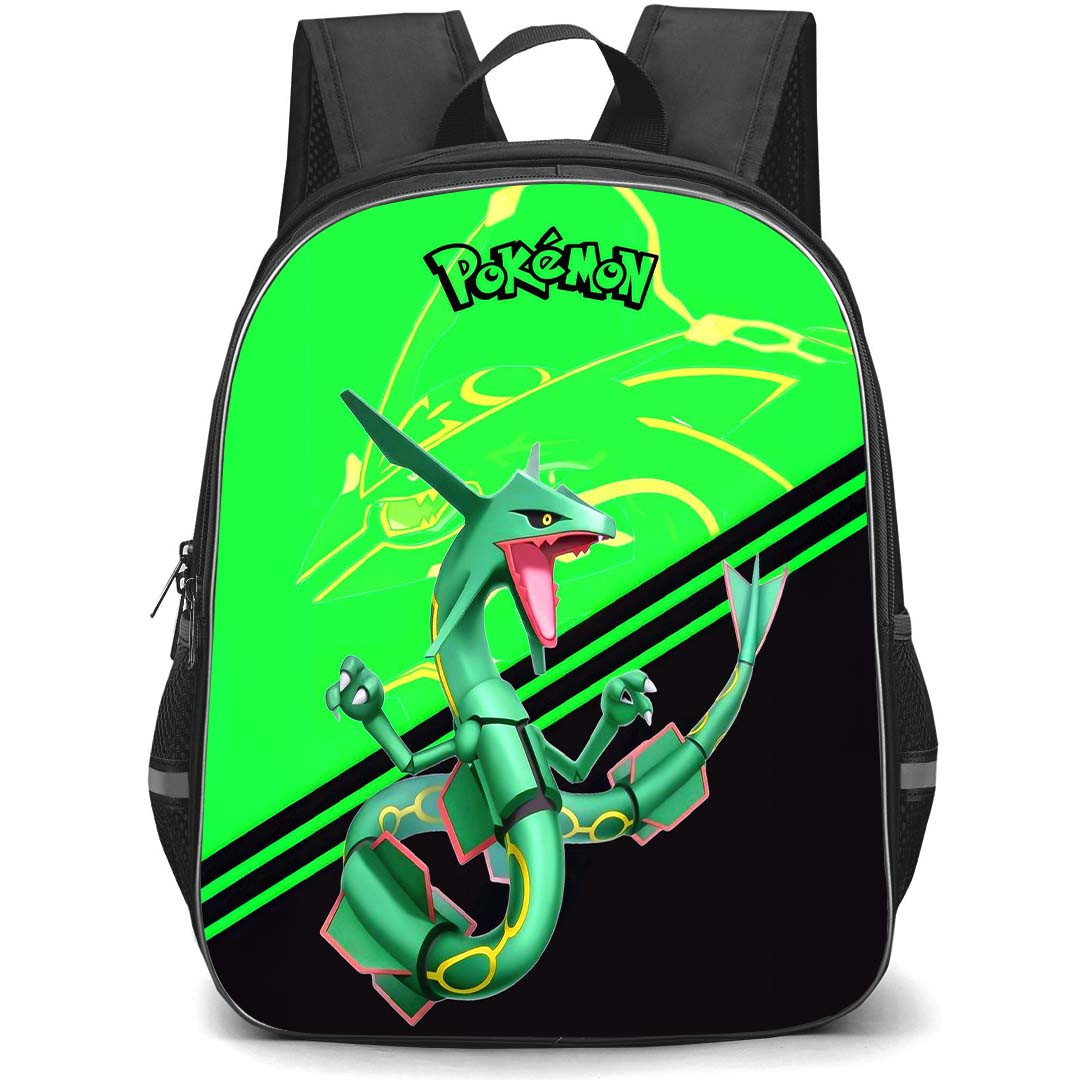 Pokemon Rayquaza Backpack StudentPack - Rayquaza Pokemon Poster Art