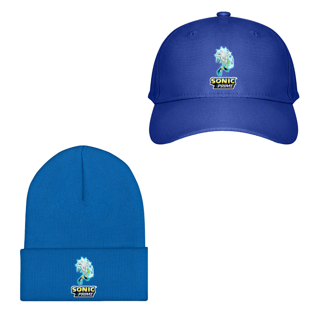 Sonic Prime Silver The Hedgehog Baseball Cap Beanie Hat - Silver The Hedgehog Character Series