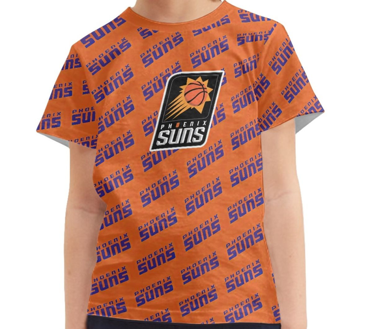 NBA Phoenix Suns Tee T-Shirt - Phoenix Suns Medley Monogram Wordmark