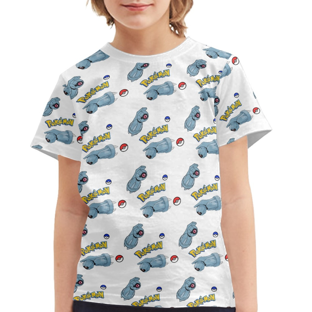 Pokemon Beldum Tee Shirt T-Shirt Short Sleeve - Beldum Character Series Art