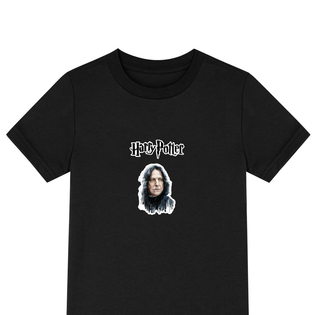 Harry Potter Severus Snape Tee Shirt T-Shirt Short Sleeve - Severus Snape Oil Paint Sticker Art