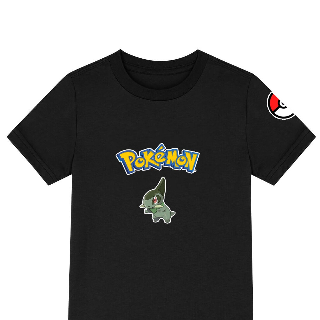 Pokemon Axew Tee Shirt T-Shirt Short Sleeve - Axew Character Series Art