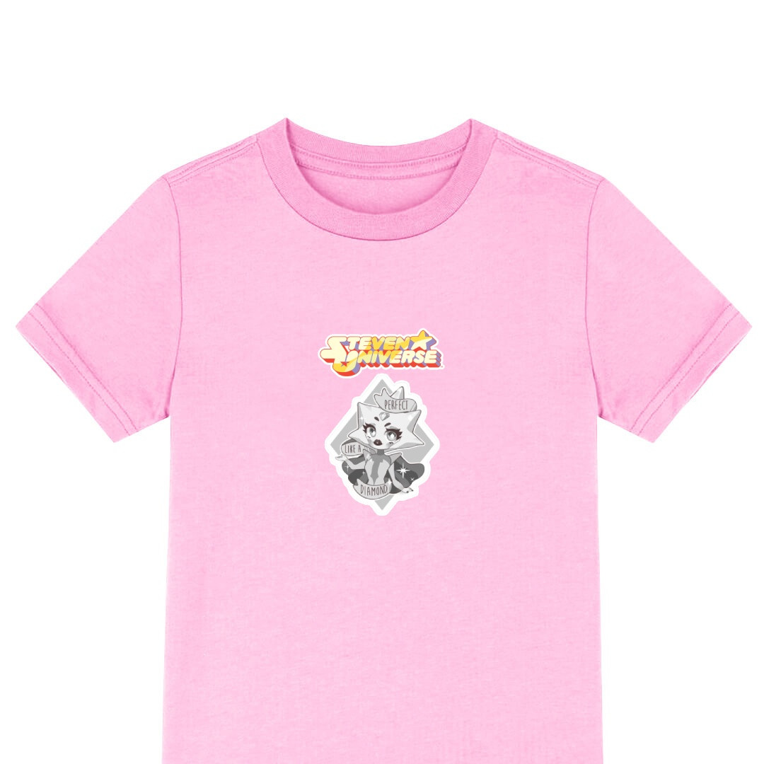 Steven Universe White Diamond Tee Shirt T-Shirt Short Sleeve - White Diamond Perfect Like a Diamond Sticker