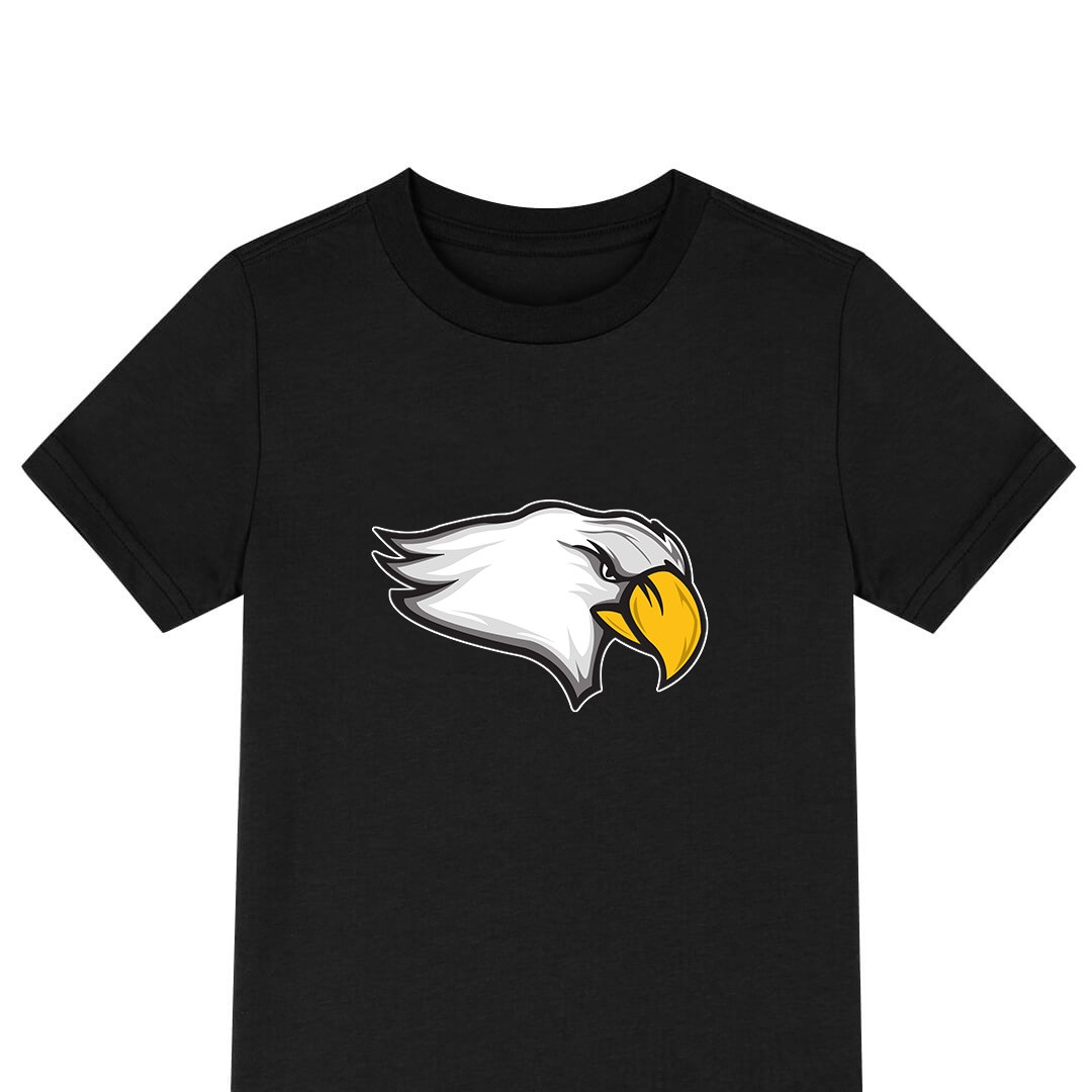 Benedictine University Eagles Tee Shirt T-Shirt Short Sleeve - Benedictine University Eagles College Football Team Single Logo