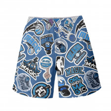 NBA Orlando Magic Beach Shorts Swim Pants Swimming Trunks - Orlando Magic Mania College Logo