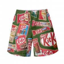 KitKat Beach Shorts Swim Pants Swimming Trunks - KitKat Mania Collage Logo