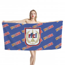 RFC Liege Bath Beach Towel - Liege Football Club Medley Monogram Wordmark