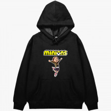 Minions Margo Hoodie Hooded Sweatshirt Sweater Jacket - Margo Happy Jumping