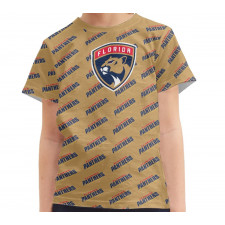 NHL Florida Panthers Tee T-Shirt - Florida Panthers Medley Monogram Wordmark
