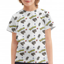 Pokemon Mabosstiff Tee Shirt T-Shirt Short Sleeve - Mabosstiff Character Series Art