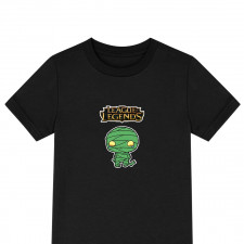 League of Legends Amumu Tee Shirt T-Shirt Short Sleeve - Amumu Crying Mummy Chibi Art