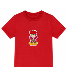 One Piece Kid Tee Shirt T-Shirt Short Sleeve - Kid Wanted Chibi Art