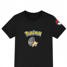 Pokemon Shieldon Tee Shirt T-Shirt Short Sleeve - Shieldon Character Series Art