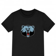 Blue Bears Livingstone College Tee Shirt T-Shirt Short Sleeve - Blue Bears Livingstone College College Football Team Single Logo