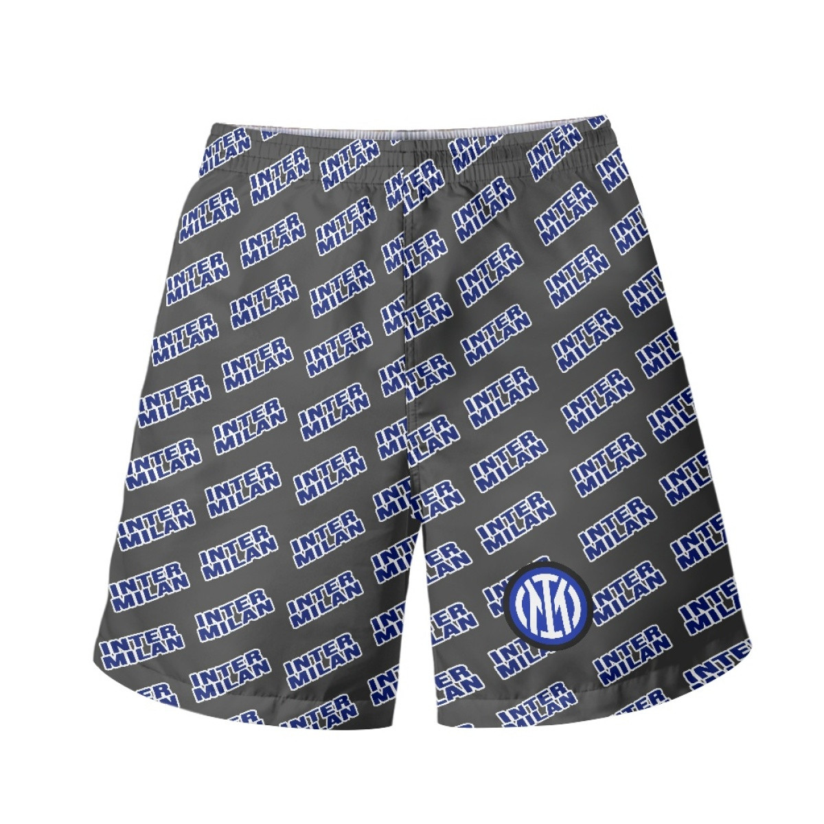 Inter Milan Football Club Beach Shorts Swim Pants Swimming Trunks - Inter Football Club Medley Monogram Wordmark