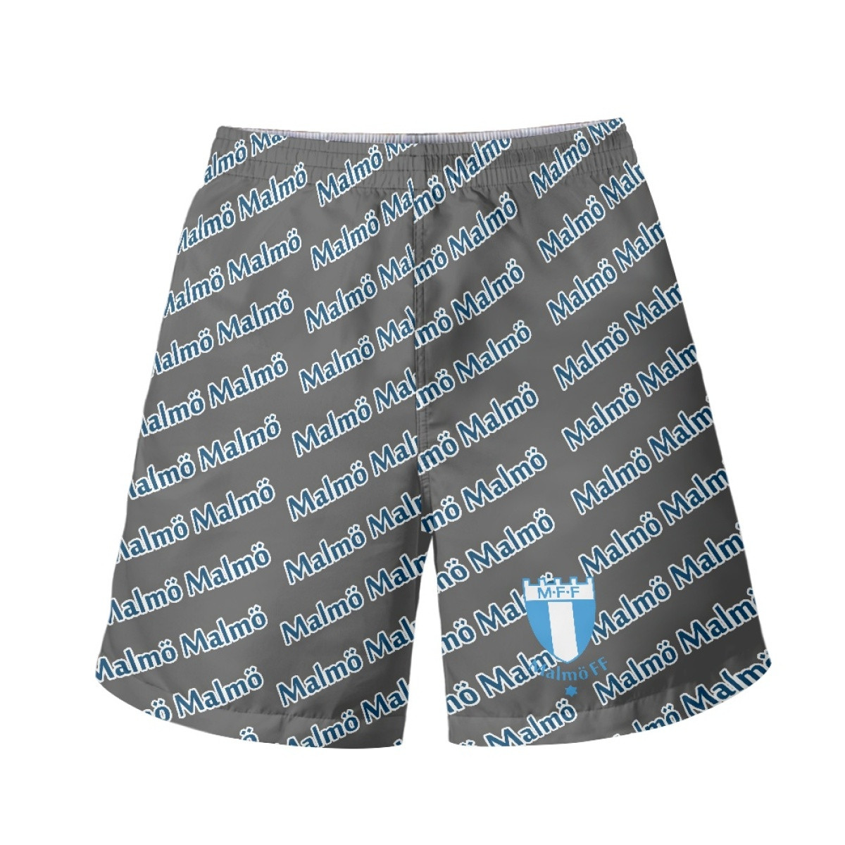 Malmo FF Beach Shorts Swim Pants Swimming Trunks - Malmo Football Club Medley Monogram Wordmark