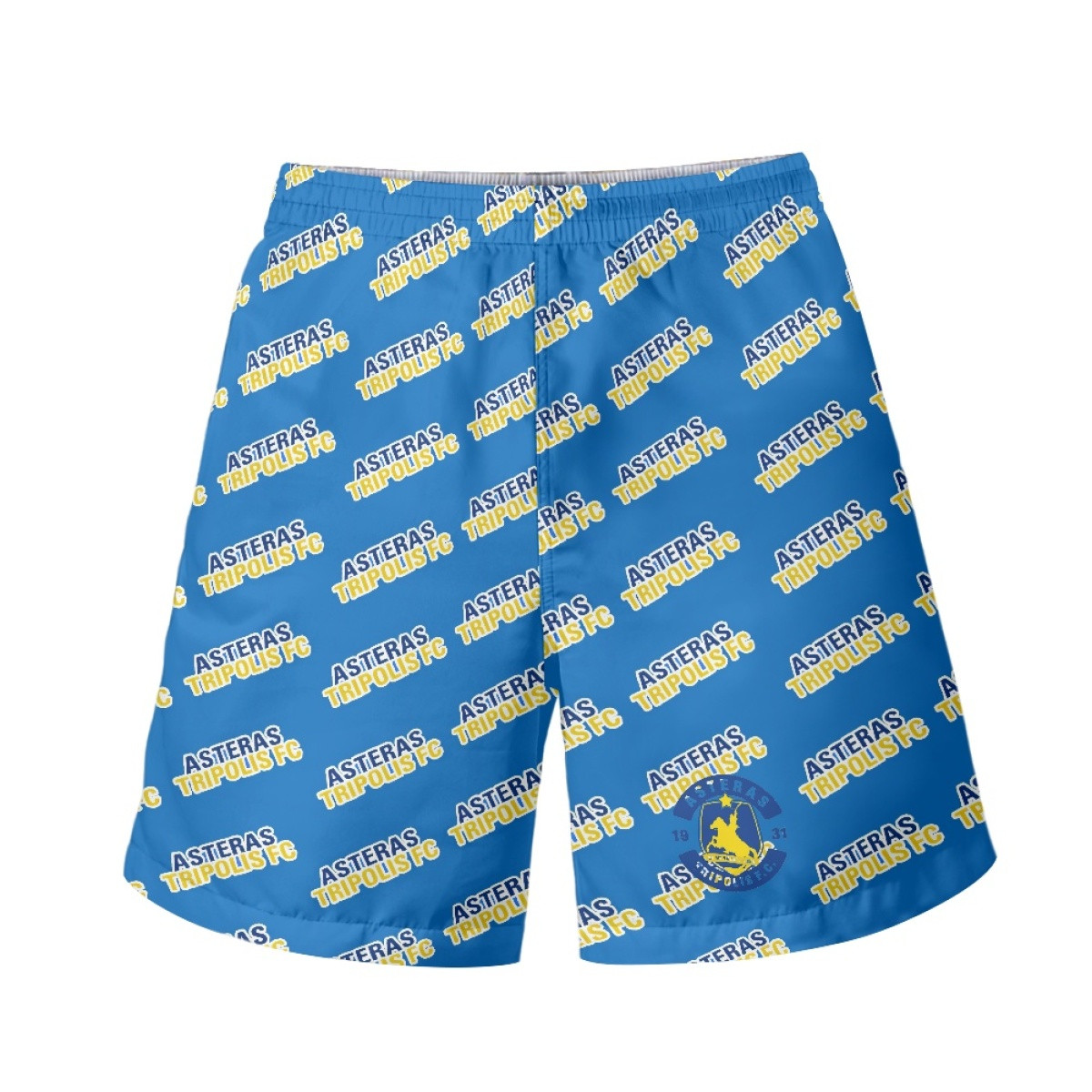 Asteras Tripolis FC Beach Shorts Swim Pants Swimming Trunks - Tripolis Football Club Medley Monogram Wordmark