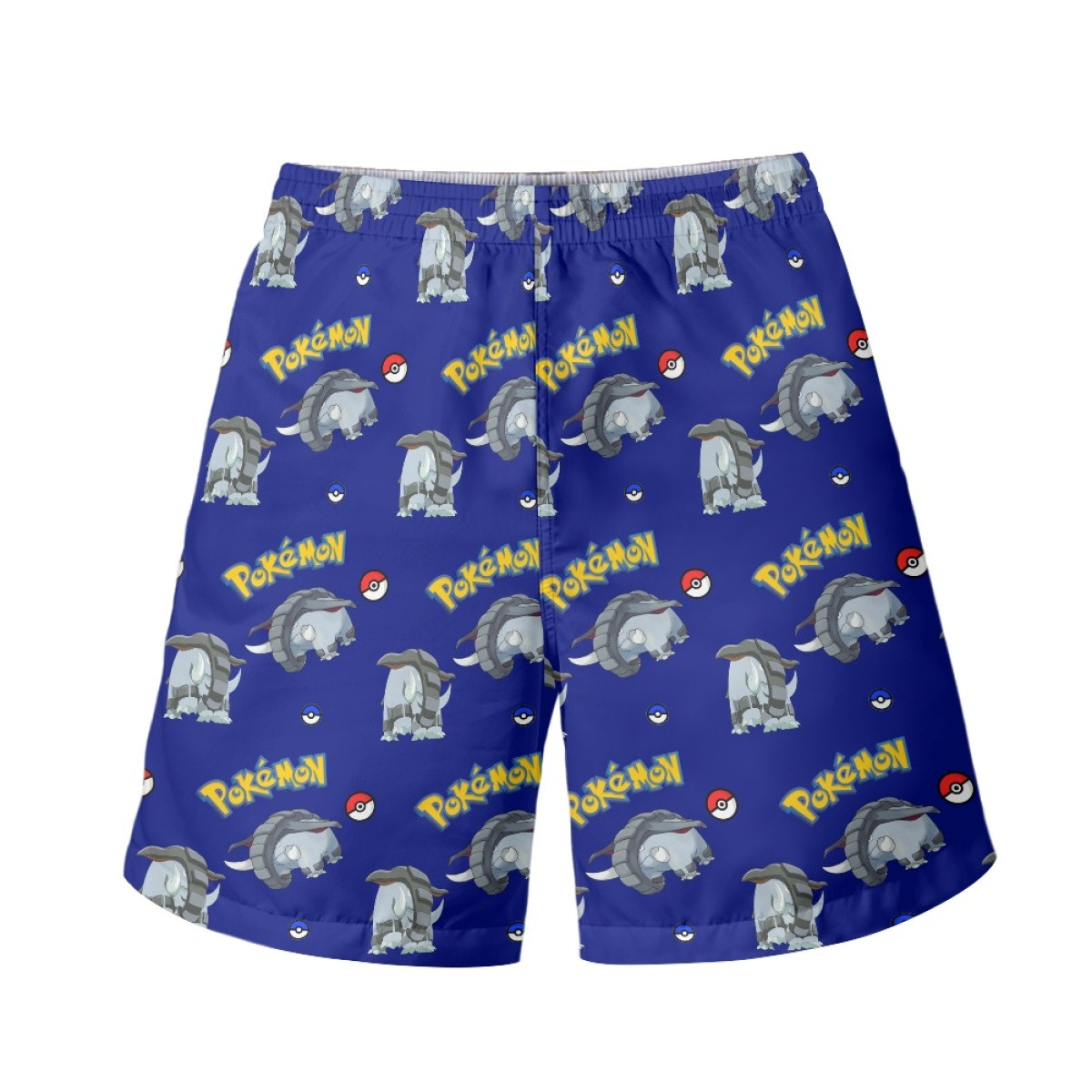 Pokemon Donphan Beach Shorts Swim Pants Swimming Trunks - Donphan Character Series Art
