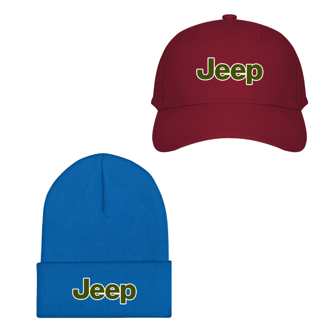 Jeep Baseball Cap Beanie Hat - Jeep Logo 1993-Present