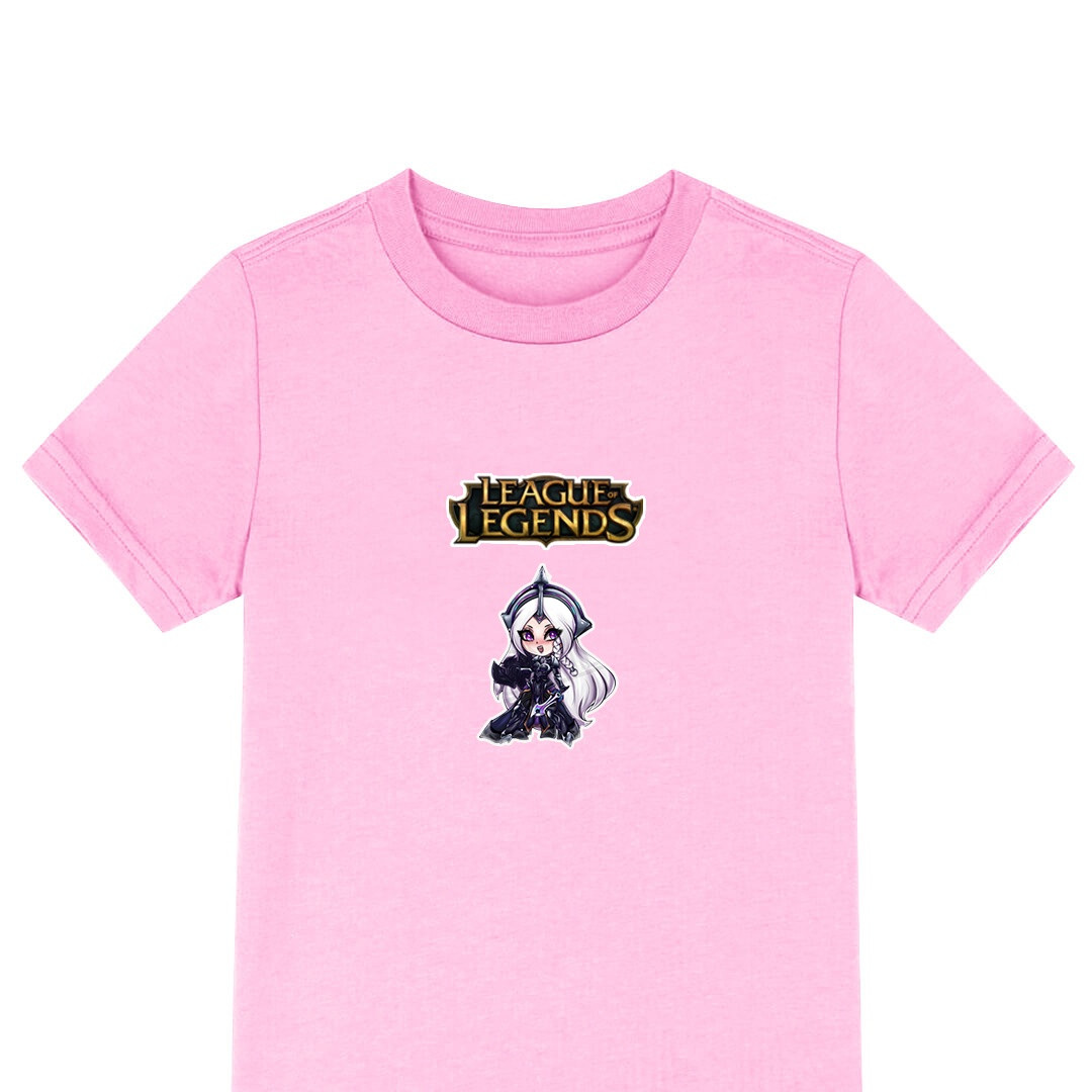 League of Legends Leona Tee Shirt T-Shirt Short Sleeve - Leona Eclipse Lunar Chibi Art