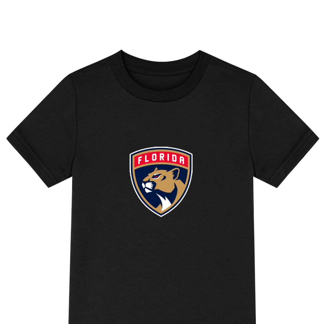 NHL Florida Panthers Tee Shirt T-Shirt Short Sleeve - Floridao Panthers Team Single Logo