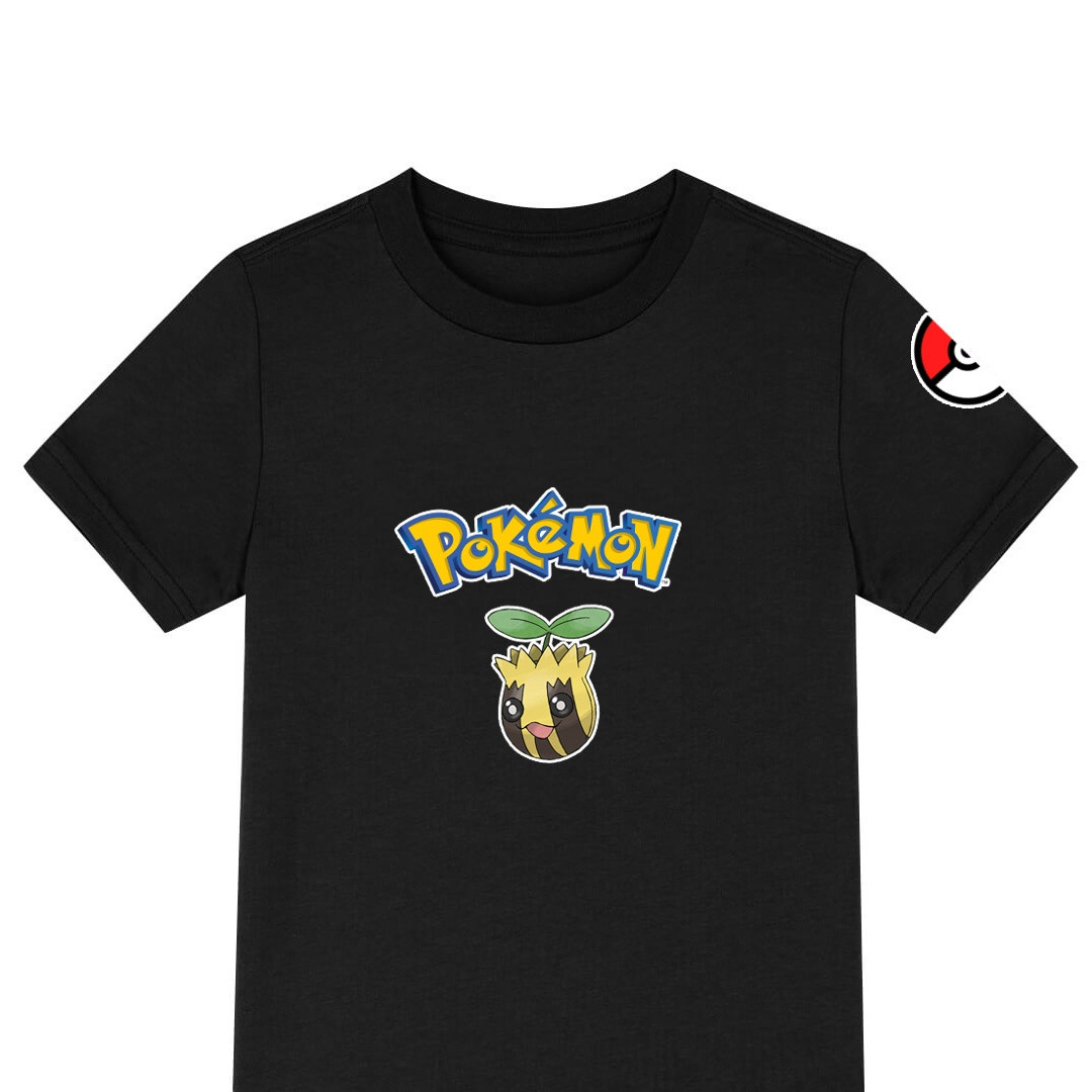 Pokemon Sunkern Tee Shirt T-Shirt Short Sleeve - Sunkern Character Series Art