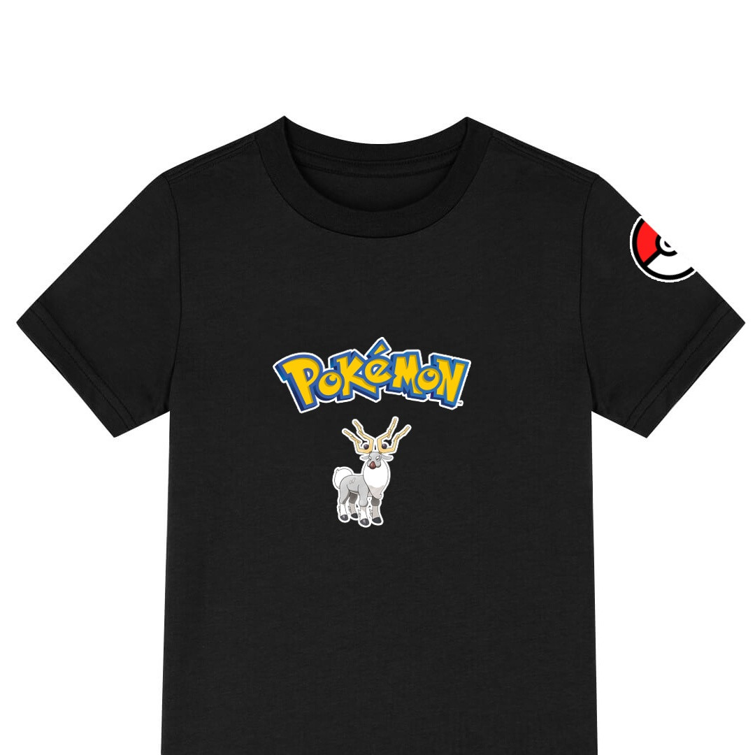 Pokemon Wyrdeer Tee Shirt T-Shirt Short Sleeve - Wyrdeer Character Series Art