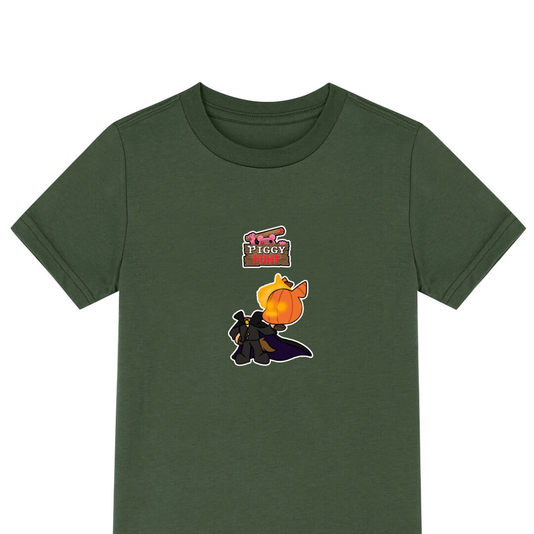 Roblox Piggy Pumpiggy Piggy Tee Shirt T-Shirt Short Sleeve - Pumpiggy Piggy Cartoon Art