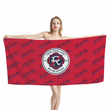 MLS New England Revolution Bath Beach Towel - New England Revolution Medley Monogram Wordmark