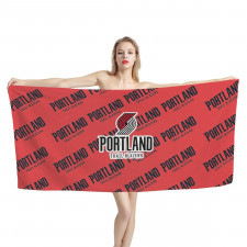 NBA Portland Trail Blazers Bath Beach Towel - Portland Trail Blazers Monogram Wordmark