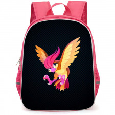 Pokemon Pidgeotto Backpack StudentPack - Pidgeotto Flying Black Background