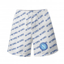 SSC Napoli Football Club Beach Shorts Swim Pants Swimming Trunks - Napoli Football Club Medley Monogram Wordmark