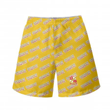 Swindon Town FC Beach Shorts Swim Pants Swimming Trunks - Swindon Football Club Medley Monogram Wordmark