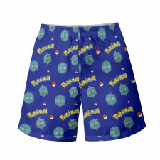 Pokemon Bronzor Beach Shorts Swim Pants Swimming Trunks - Bronzor Character Series Art