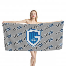 KRC Genk Football Club Bath Beach Towel - Genk Football Club Medley Monogram Wordmark