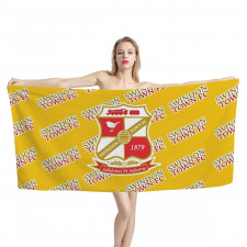 Swindon Town FC Bath Beach Towel - Swindon Football Club Medley Monogram Wordmark