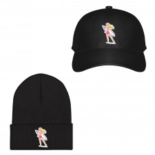 Barbie Baseball Cap Beanie Hat - Barbie With Surf Board
