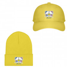 Sanrio Hello Kitty Gemini Baseball Cap Beanie Hat - Sanrio Hello Kitty Gemini Sticker