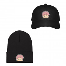 Jujutsu Kaisen Yuji Itadori Baseball Cap Beanie Hat - Yuji Itadori Peeker Sticker