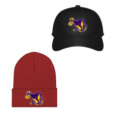 Williams University Ephs Baseball Cap Beanie Hat - Williams University Ephs College Football Team Single Logo