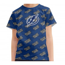 NHL Tampa Bay Lightning Tee T-Shirt - Tampa Bay Lightning Medley Monogram Wordmark
