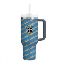 Sutton United FC Quencher H2.0 FlowState Stanley Tumbler 40oz 1.18L - Sutton Football Club Medley Monogram Wordmark