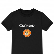 Cuphead Cagney Carnation Tee Shirt T-Shirt Short Sleeve - Cagney Carnation Angry Face Sticker Art