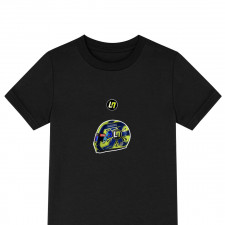 F1 Formula One Lando Norris Tee Shirt T-Shirt Short Sleeve - Helmet