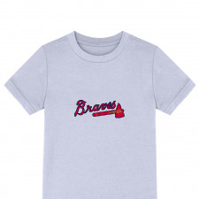 MLB Atlanta Braves Tee Shirt T-Shirt Short Sleeve - Atlanta Braves Team Single Logo