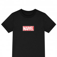 Marvel Tee Shirt T-Shirt Short Sleeve - Marvel Logo