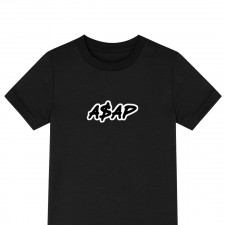 Asap Rocky Tee Shirt T-Shirt Short Sleeve - Asap Rocky Logo