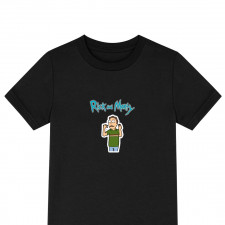 Rick And Morty Jerry Smith Tee Shirt T-Shirt Short Sleeve - Jerry Smith Standing