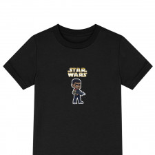 Star Wars Finn Tee Shirt T-Shirt Short Sleeve - Finn Standing Chibi Art
